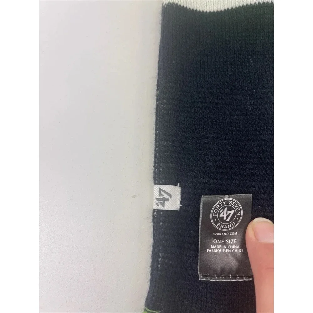 Seattle Seahawks NFL Retro Knit Winter‎ Scarf Double Sided
